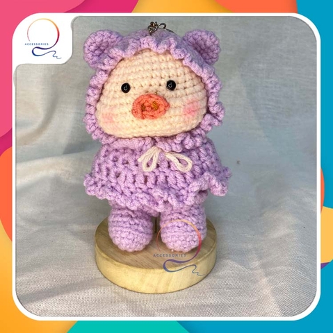 BIG ANIMALS PURPLE PIGGY