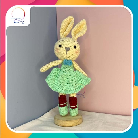 SUPER BIG ANIMALS BALLET RABIT-green