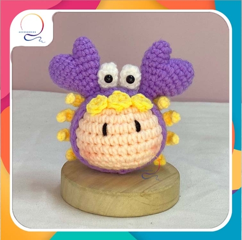 FRUIT GIRL CRAB-purple