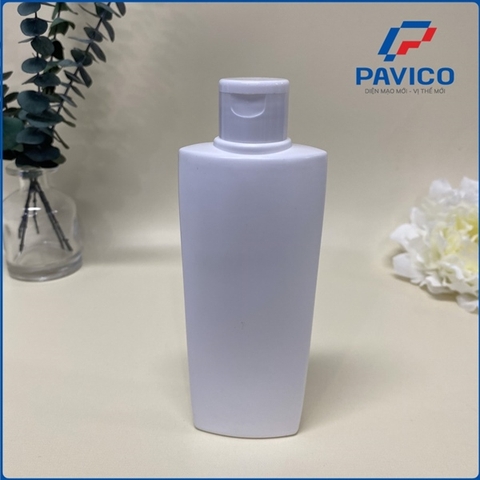 Chai HDPE dẹt dáng chữ V 150ml 200ml