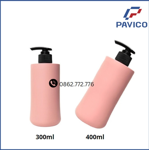 Chai nhựa HPDE 300ml/ 400ml - Chai nhựa mỹ phẩm