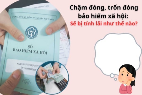 Chậm đóng, trốn đóng bảo hiểm xã hội: Sẽ bị tính lãi như thế nào?