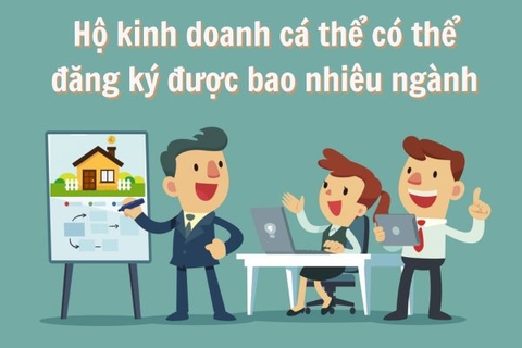 Hộ kinh doanh cá thể có thể đăng ký được bao nhiêu ngành