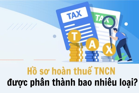 Hồ sơ hoàn thuế thu nhập cá nhân được phân thành bao nhiêu loại?