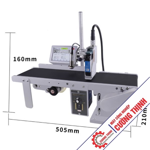 Máy in date băng tải mini M100