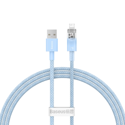 Cáp Sạc Nhanh USB to iP Baseus Explorer Series Fast Charging Cable with Smart Temperature Control