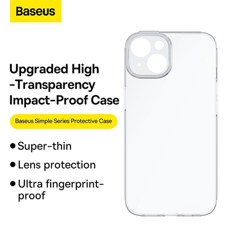 Ốp Lưng nhựa trong suốt Baseus Simple Series Protective Case For 14 2022