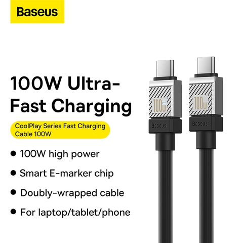 Cáp Sạc Nhanh C to C Baseus CoolPlay Series Fast Charging Cable Type-C to Type-C 100W