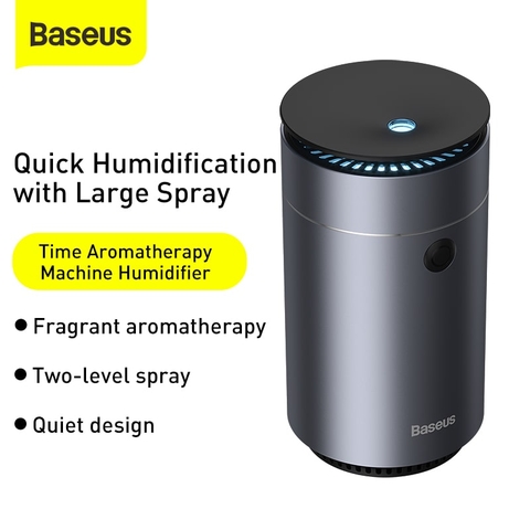 Máy phun sương tạo ẩm, xông tinh dầu mini dùng cho xe hơi Baseus Time Aromatherapy Humidifie