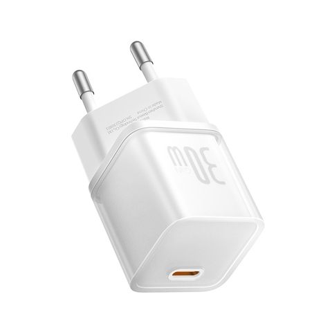 Cốc Sạc Nhanh OS-Baseus GaN5S Fast Charger 1C 30W EU (Chân cắm tròn)