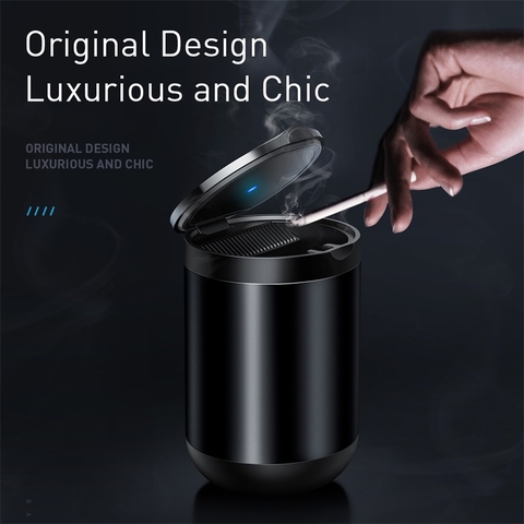 Gạt tàn thuốc mini cao cấp dùng cho xe ô tô Baseus Premium Car Ashtray