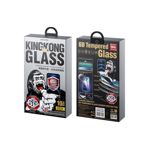 Kính Cường Lực KingKong WEKOME WTP-056 Upine Series Kingkong 6D Screen Protector (Chống nhìn trộm)