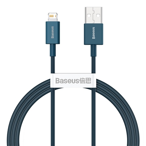 Cáp sạc lightning Baseus Superior Series Fast Charging Data Cable cho iPhone/ iPad (2.4A, 480Mbps, Fast charge, ABS/ TPE Cable)