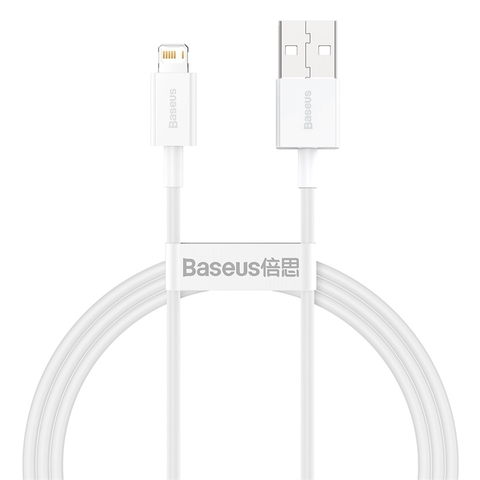 Cáp sạc lightning Baseus Superior Series Fast Charging Data Cable cho iPhone/ iPad (2.4A, 480Mbps, Fast charge, ABS/ TPE Cable)