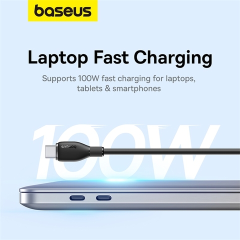 Cáp Sạc Nhanh Baseus Pudding Series Fast Charging Cable Type-C to Type-C 100W