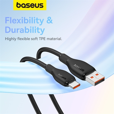 Cáp Sạc Nhanh Baseus Pudding Series Fast Charging Cable USB to Type-C 100W