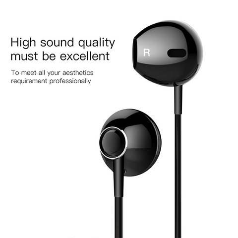 Tai nghe in Ear Baseus Encok H06 Lateral (Wired Earphone with Mic Stereo Headset Earbuds Earpiece)