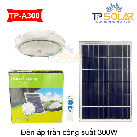 [300W] Đèn Áp Trần Năng Lượng Mặt Trời TP Solar  TP-A300