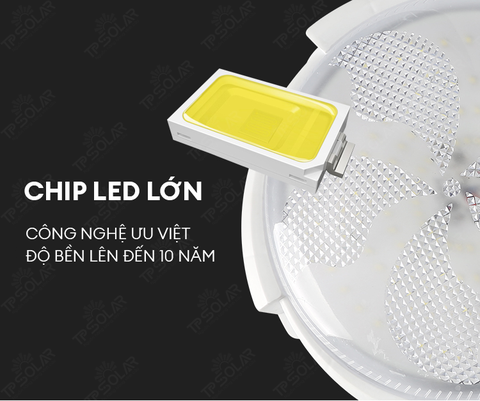 [300W] Đèn Áp Trần Năng Lượng Mặt Trời TP Solar  TP-A300N 3 Màu Ánh Sáng