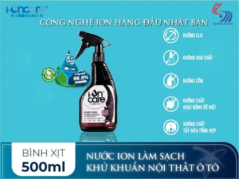 Nước ION Làm sạch khử khuẩn nội thất ô tô