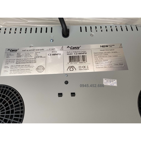 Bếp từ đôi Canzy CZ-88NPSH