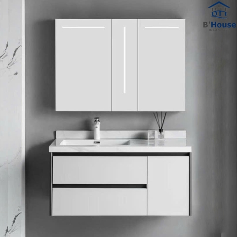 Bộ Tủ Gương Phòng Tắm, Tủ Lavabo Đẹp, Tủ Lavabo Phòng Tắm SUS 228