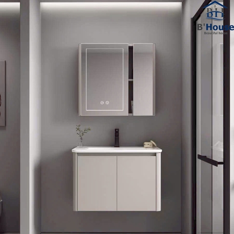 Bộ Tủ Gương Phòng Tắm, Tủ Lavabo Đẹp, Tủ Lavabo Phòng Tắm SUS 512