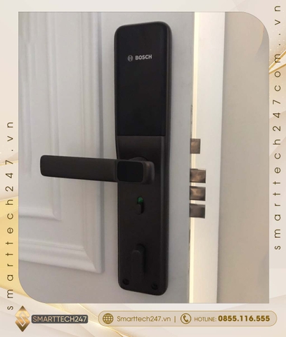Khóa Cửa Vân Tay cao cấp BOSCH ID 30B màu đen