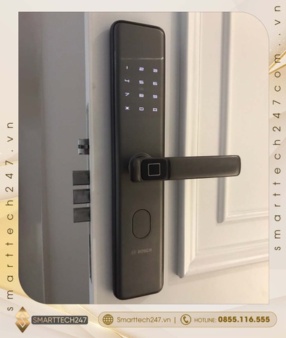Khóa Cửa Vân Tay cao cấp BOSCH ID 30B màu đen