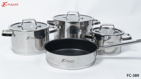 BỘ NỒI INOX CAO CẤP FULCO FC389