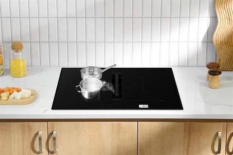 Bếp Từ Bosch PVQ731F15E serie 8 kết hợp hút mùi sang trọng và hiện đại