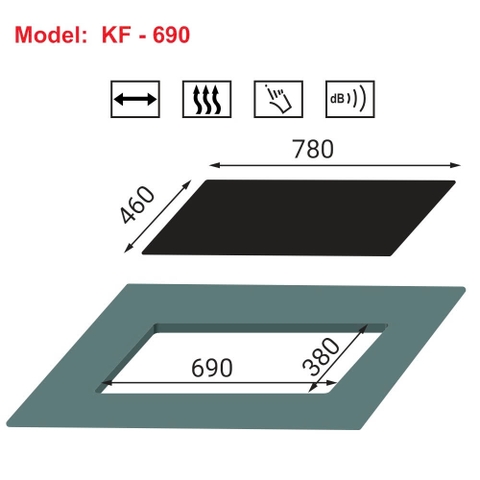 Bếp gas KAFF  KF 690