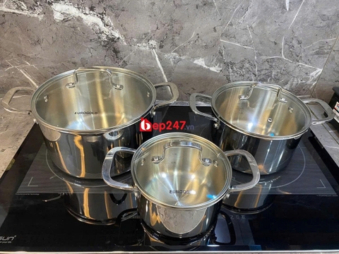 Bộ nồi inox EUROGOLD EN2533