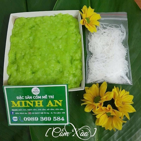Cốm xào dừa