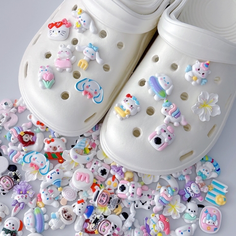 COMBO 5 SET (50 CÁI) NÚT GẮN DÉP CROSS- CHARM GẮN DÉP