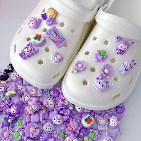 COMBO 5 SET (50 CÁI) NÚT GẮN DÉP CROSS- CHARM GẮN DÉP