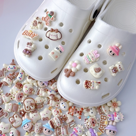 COMBO 5 SET (50 CÁI) NÚT GẮN DÉP CROSS- CHARM GẮN DÉP