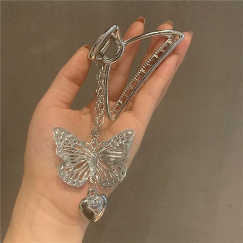 KẸP TÓC CÀNG CUA BƯỚM TRẮNG TUA RUA