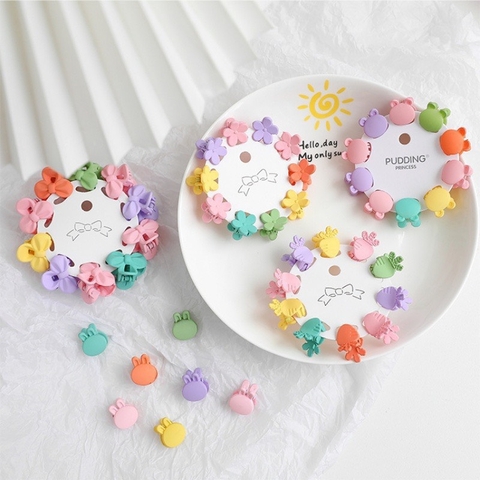 Vỉ tai thỏ 10 kẹp tóc nhí