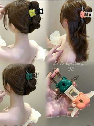 Kẹp càng cua nửa đầu mặt gấu