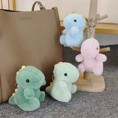 Móc khóa bông KL mắt nhựa QĐ