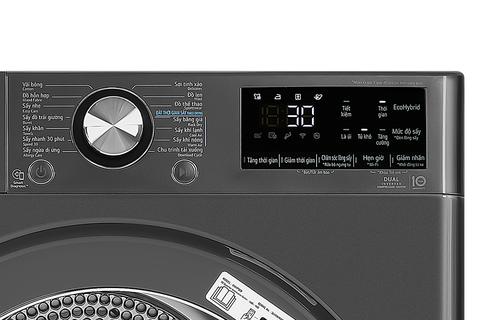Máy sấy bơm nhiệt LG Inverter 10.5 kg DVHP50B