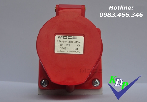 Ổ cắm ghim tường 32A 4 chân MD124