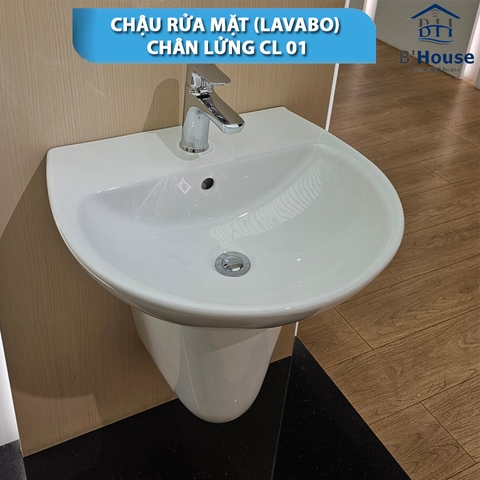 Chậu rửa mặt (lavabo) treo tường CL01