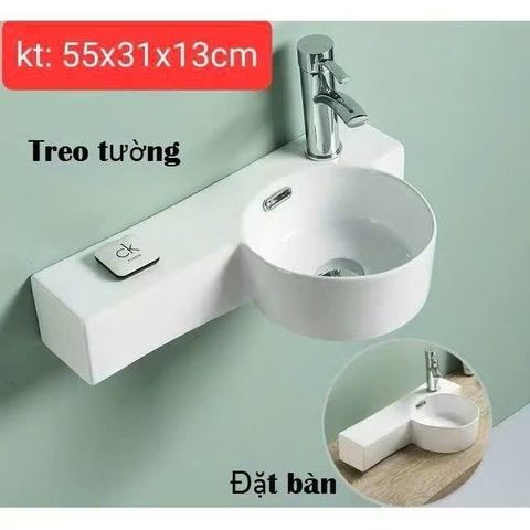 Chậu rửa mặt treo tường CL06