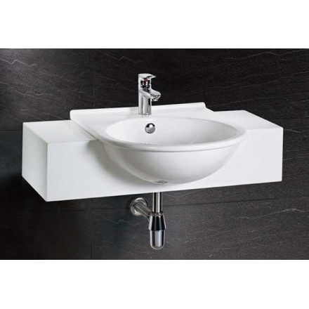 Lavabo chậu rửa mặt Caesar LF5302 bán âm