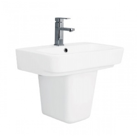 Lavabo chậu rửa mặt Viglacera CD50 treo tường kèm chân