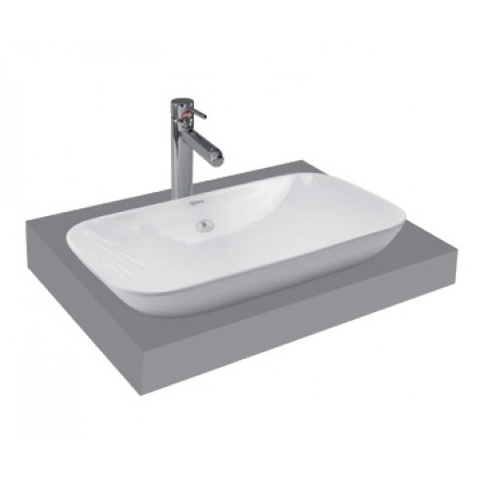 Lavabo chậu rửa mặt Viglacera V28 bán âm