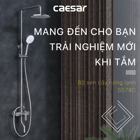 Cây sen tắm Caesar S378C nóng lạnh