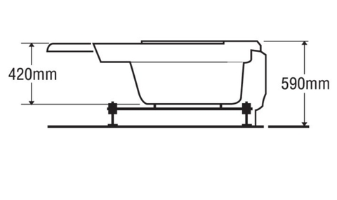 Bồn tắm góc Euroca EU2-1400